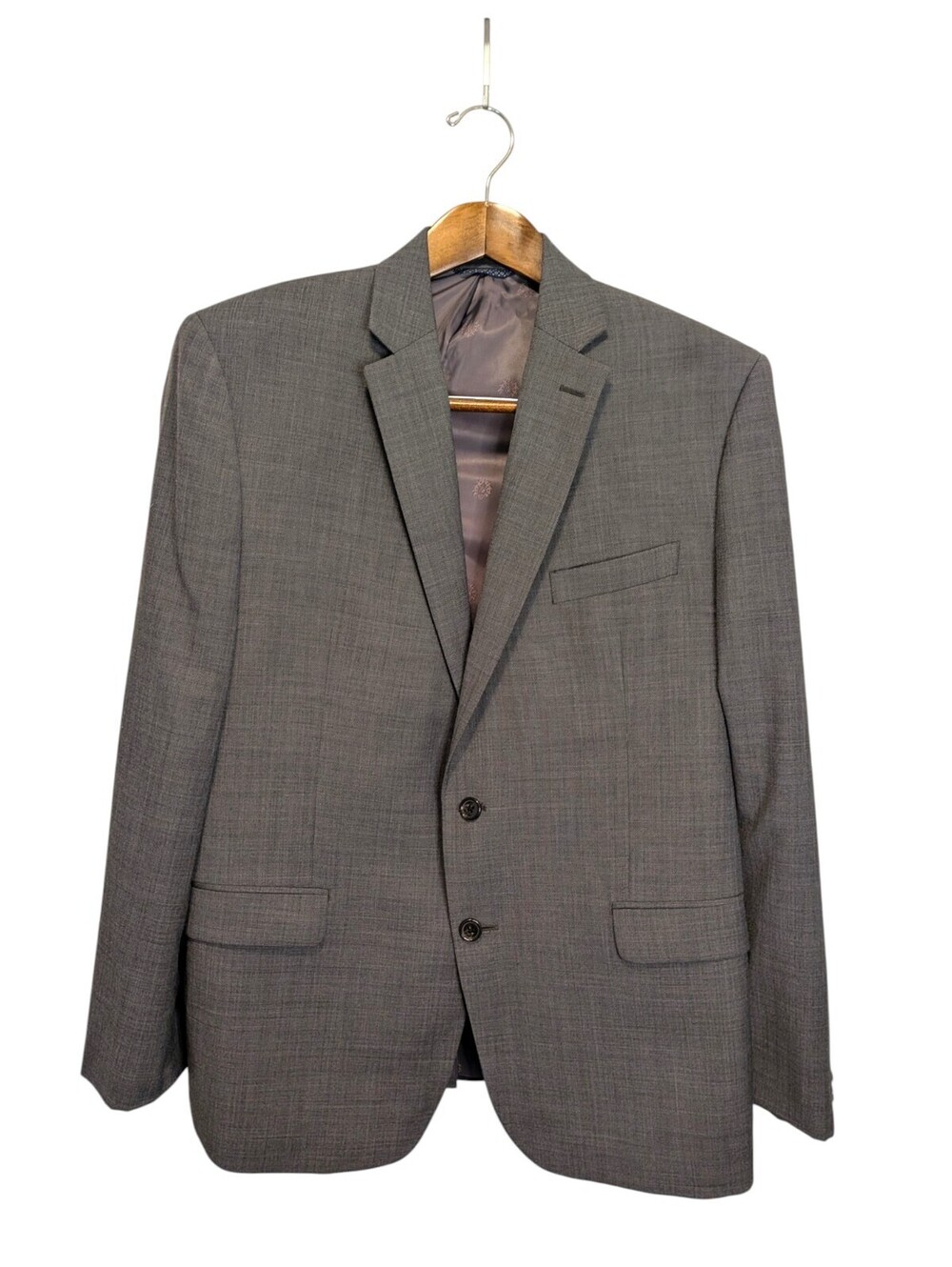 Lauren Ralph Lauren Men's Blazer 44R Gray Wool Blend Sport Coat 2 Button